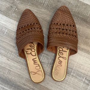Sam Edleman lightly worn woven mules